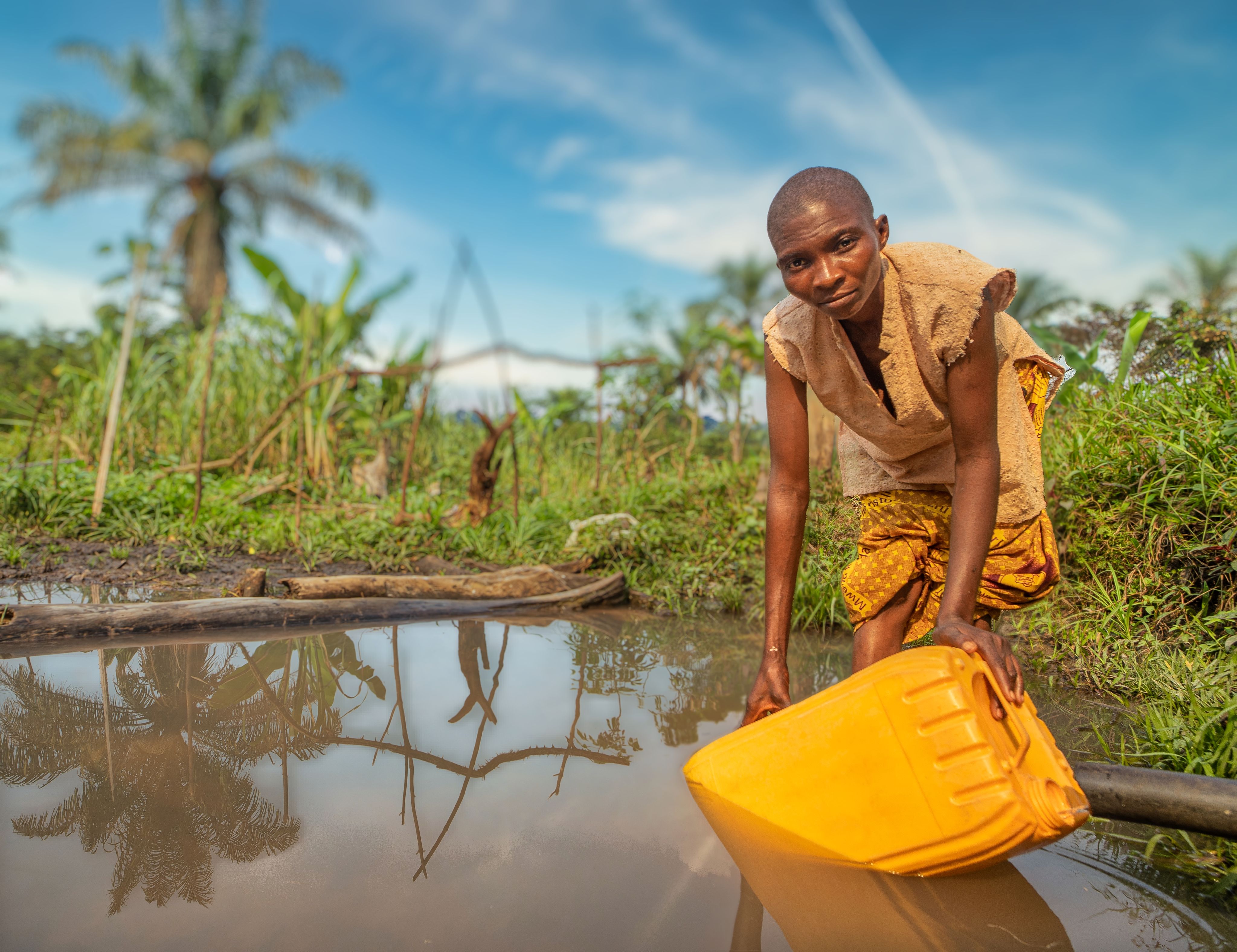 man water farm congo